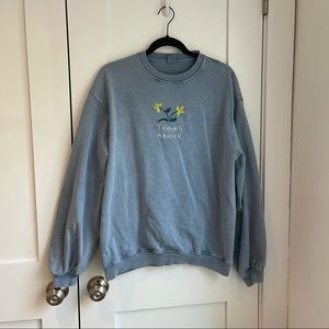 urban outfitters “thanks a bunch” sweatshirt